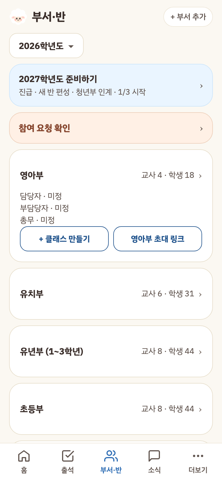 부서 · 반